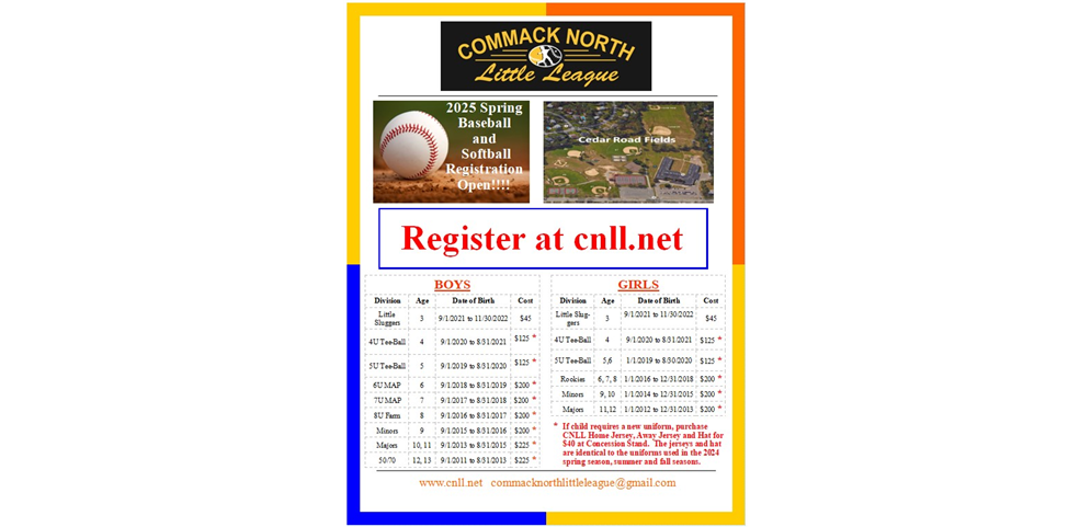 2025 Fall Registration Flyer